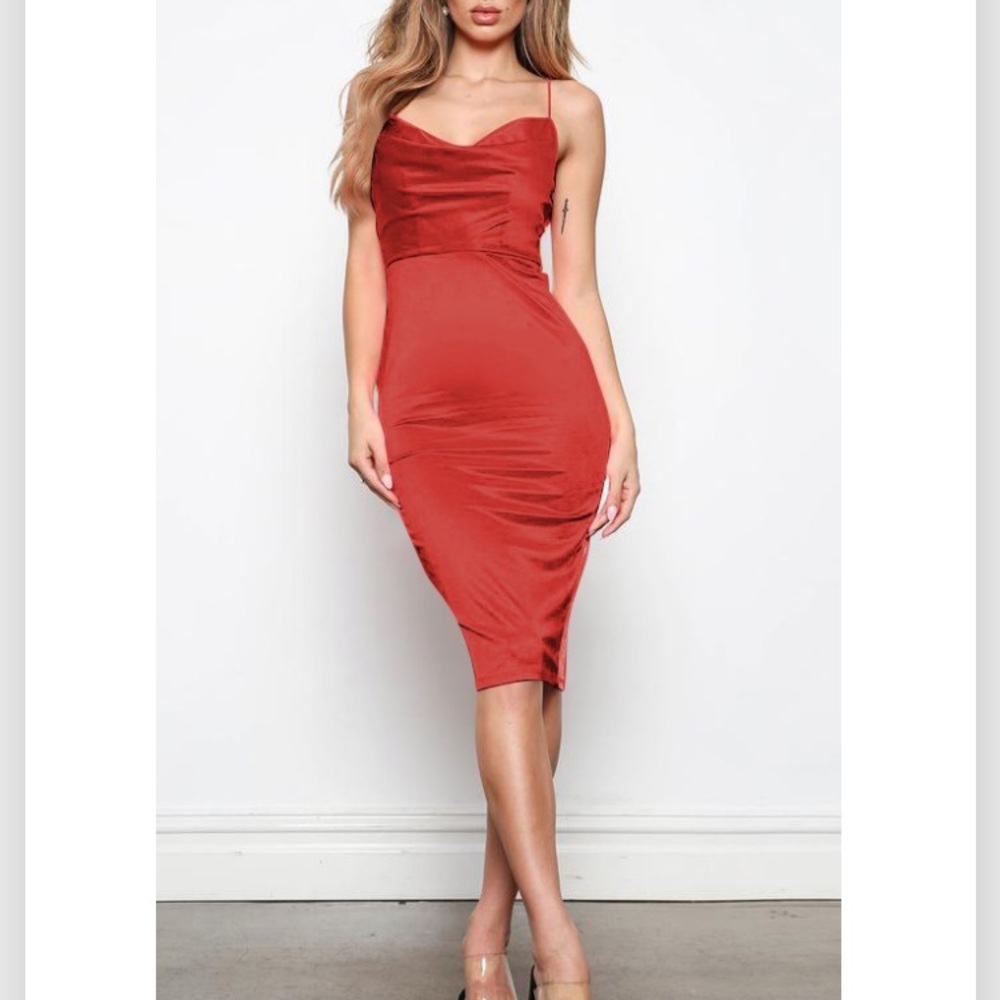 Red Bodycon dress